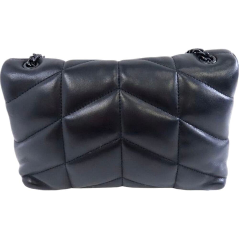 💎✨BEAUTIFUL✨💎 Authentic SAINT LAURENT YSL Leather Puffer Toy Bag Black - Picture 4 of 7